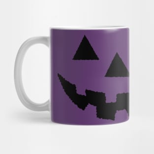 Jack O' Lantern Pumpkin Face BLACK Halloween Costume T-Shirt Mug